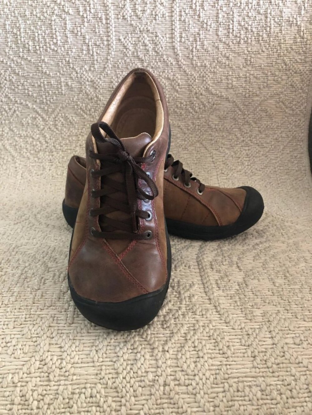 Keen Women's Presidio Shoes, Brown/Black Color-Size 9.5